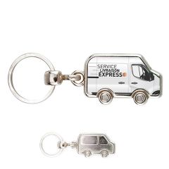 Porte clés photo métal camionnette - off