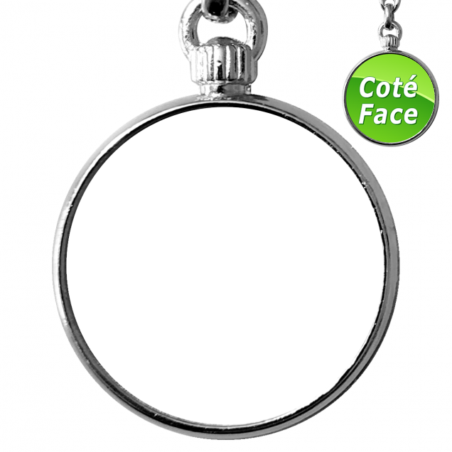 Porte cles clé clefs rond imprime double face tete de mort ref 2 pirate