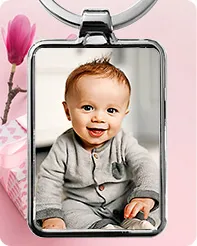 Porte-clés personnalisé pour la fête des mères avec photo ou gravure, cadeau unique et inoubliable.