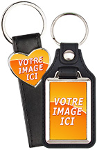 Porte-clés en cuir
