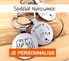 Porte-clés personnalisés naissance