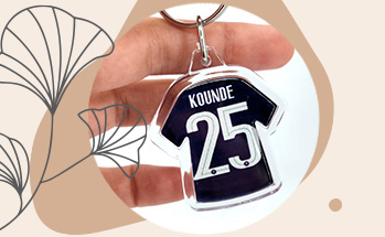Porte-clés personnalisé sport