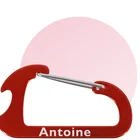 porte-clé mousqueton personnalisé