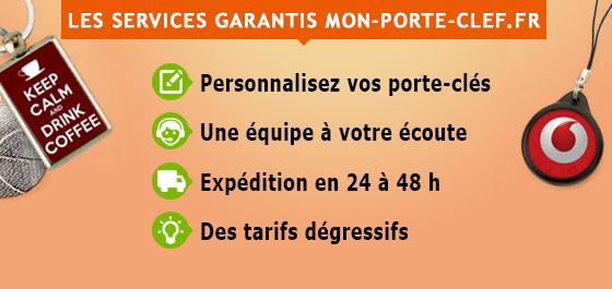 Voir tous les porte clés personnalisés Voir tous les porte clés personnalisés