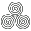 symbole de protection Triple Spirale